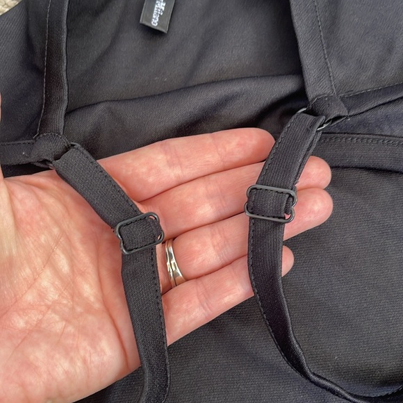 Women’s black tank top with adjustable shoulder straps size small - Picture 8 of 14